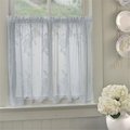 Heritage Lace Heritage Lace 6295W-6036 Hydrangea 60 x 36 in. Tier; White 6295W-6036